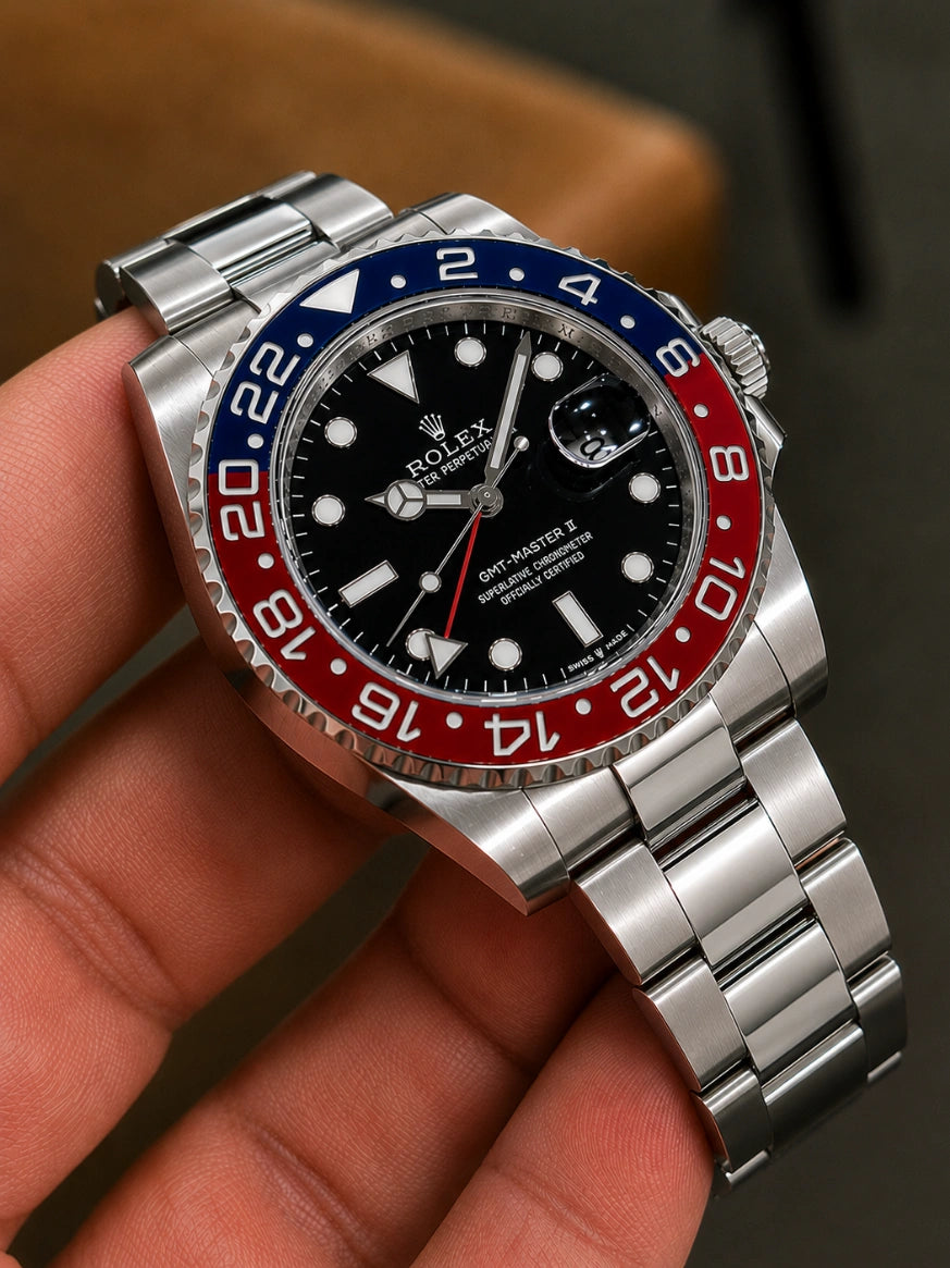 R. GMT-Master II "Pepsi"