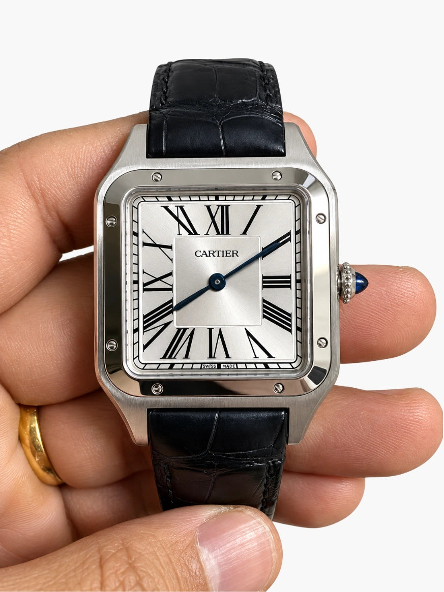 CT. Santos-Dumont Black Leather
