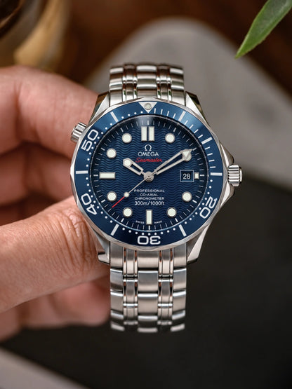 OM. Seamaster Diver 300M Blue SS
