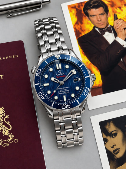 OM. Seamaster Diver 300M Blue SS