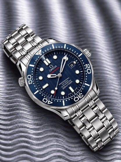 OM. Seamaster Diver 300M Blue SS
