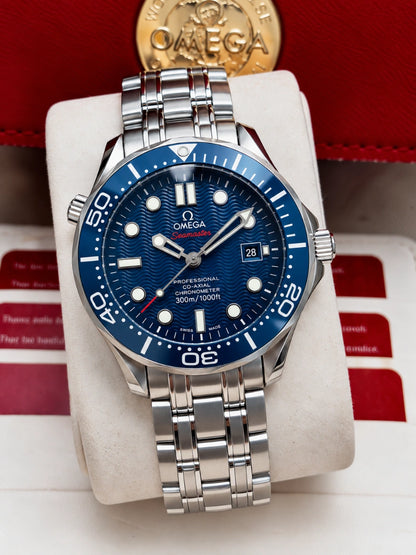 OM. Seamaster Diver 300M Blue SS