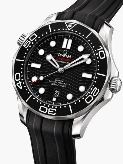 OM. Seamaster Diver 300M Black Rubber