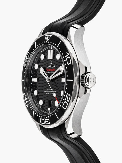 OM. Seamaster Diver 300M Black Rubber