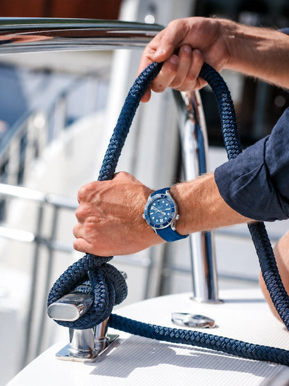 OM. Seamaster Diver 300M Blue Rubber