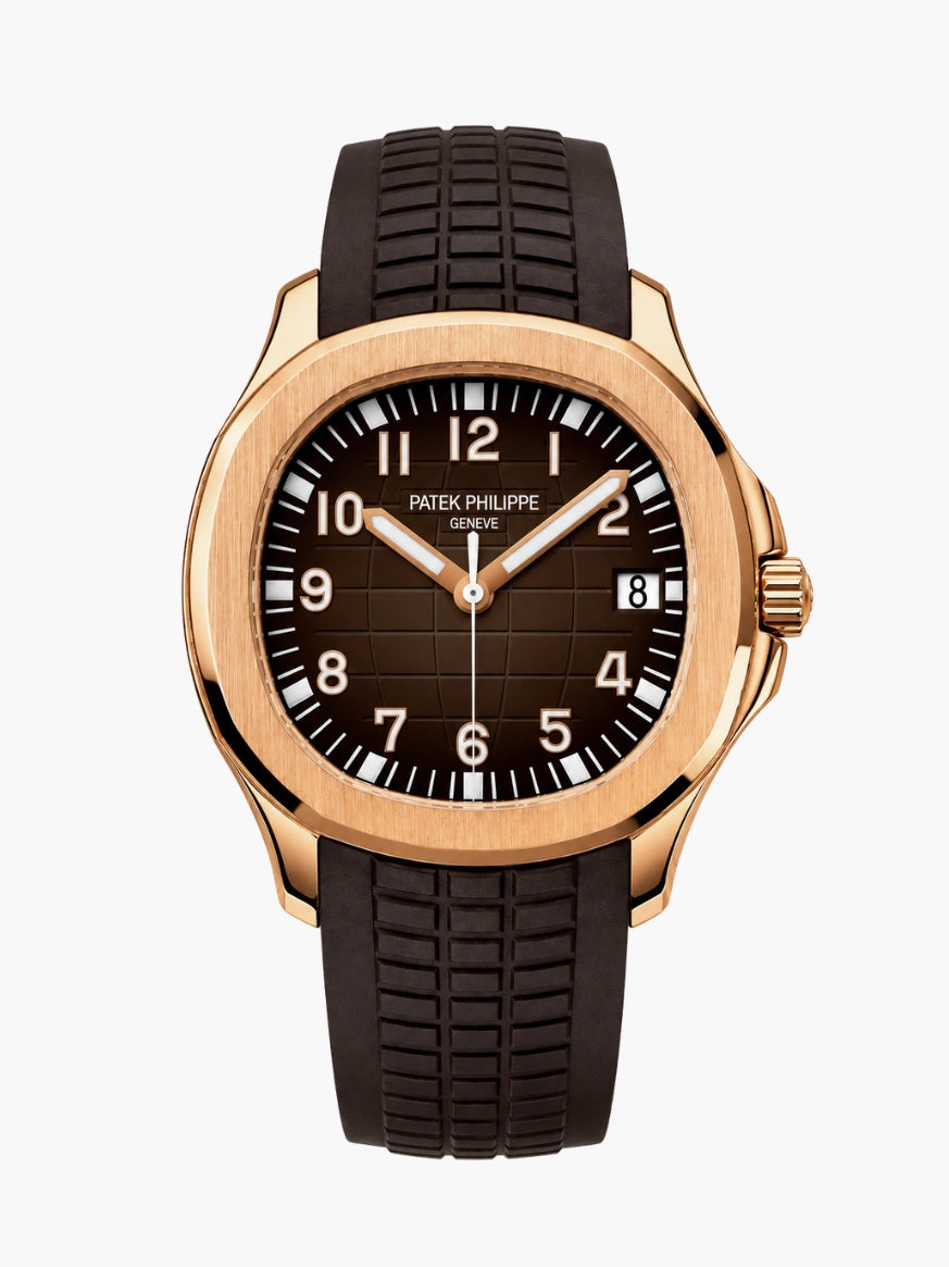 PP. Aquanaut 5167 Oro Rosa & Marrone Scuro