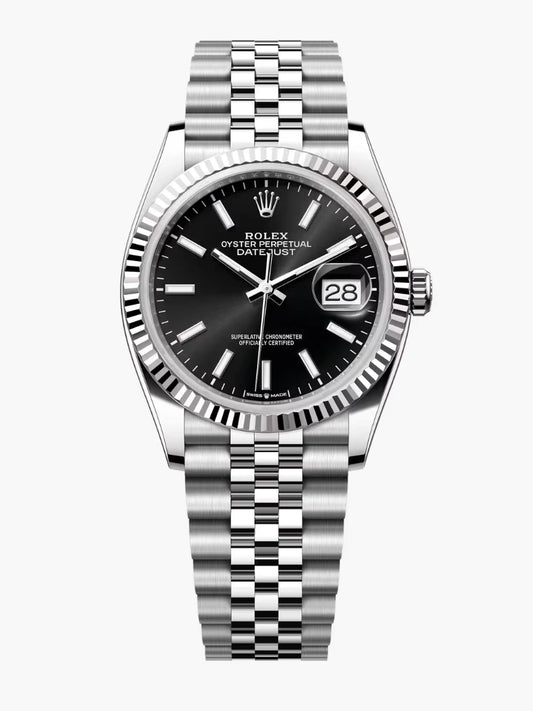 R. Datejust Schwarz