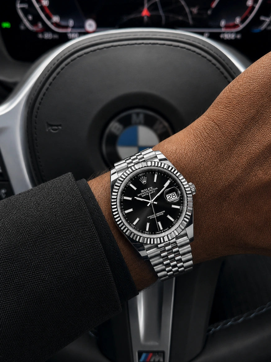 R. Datejust Schwarz