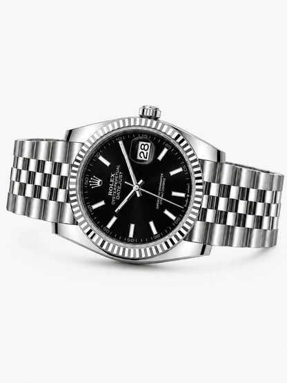 R. Datejust Schwarz