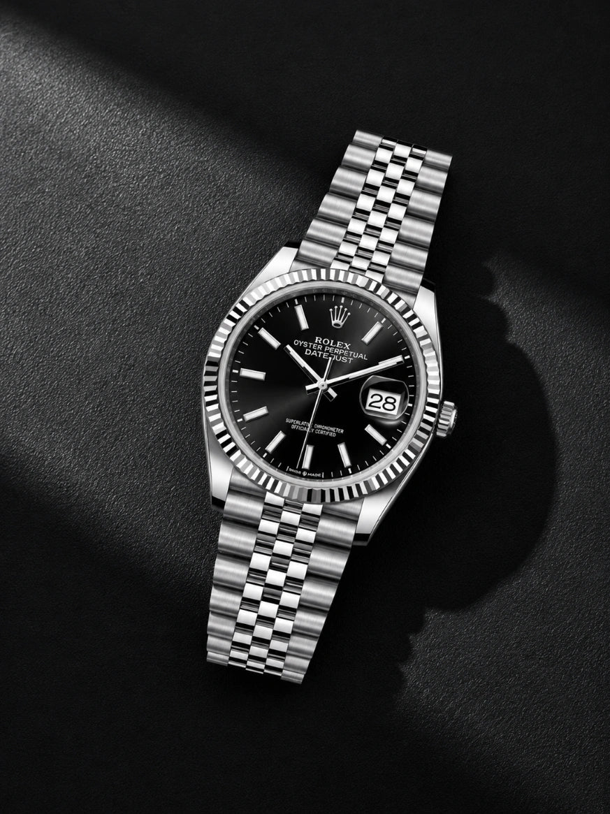 R. Datejust Schwarz