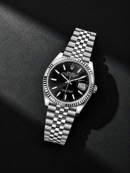 R. Datejust Schwarz