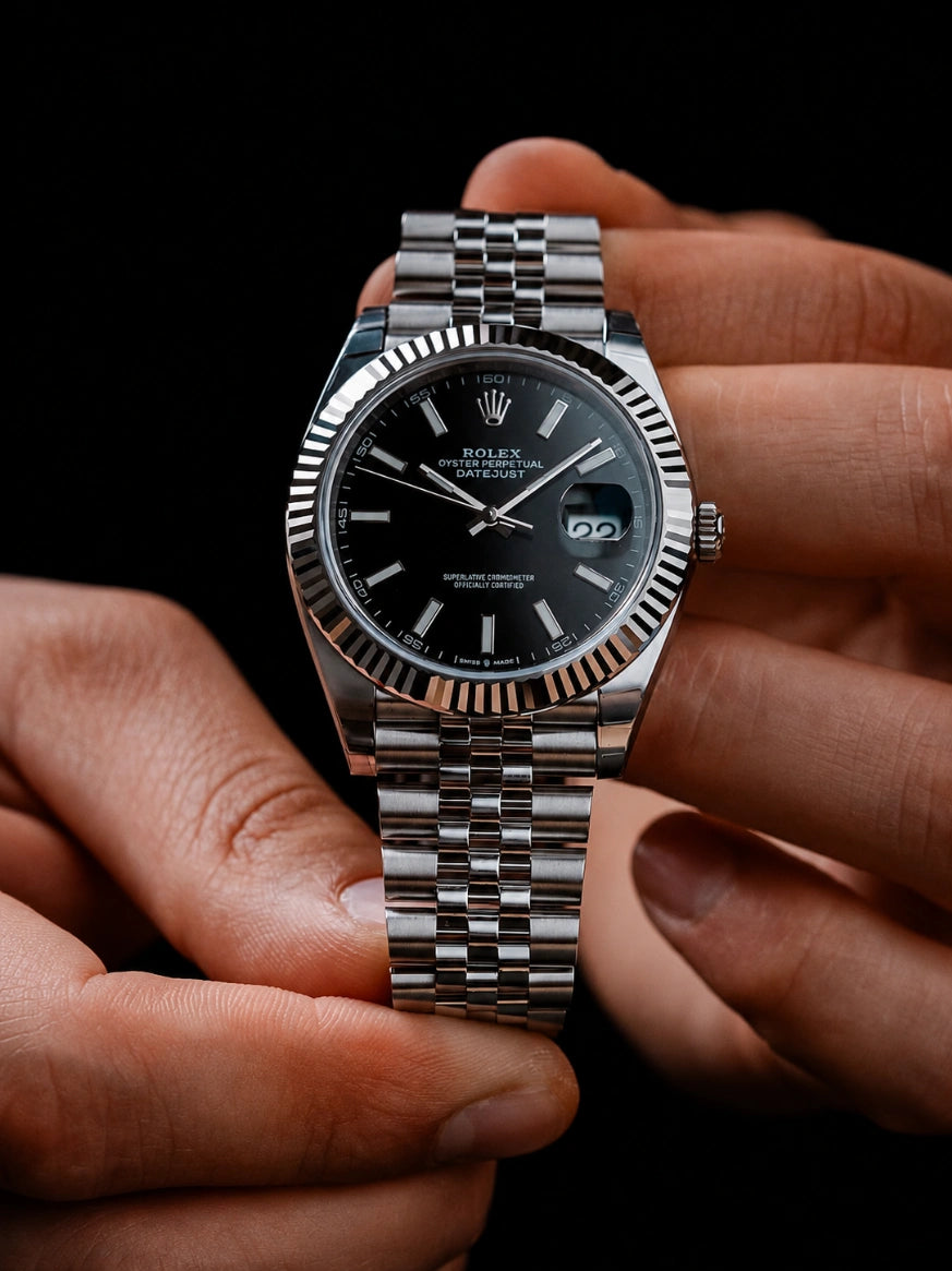 R. Datejust Schwarz