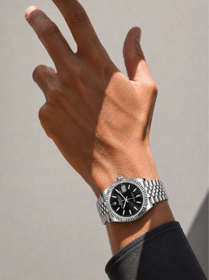 R. Datejust Schwarz