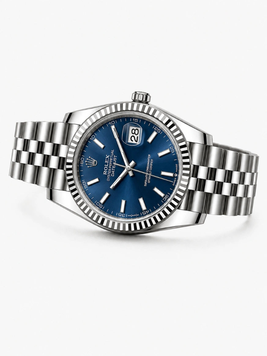 R. Datejust Blau