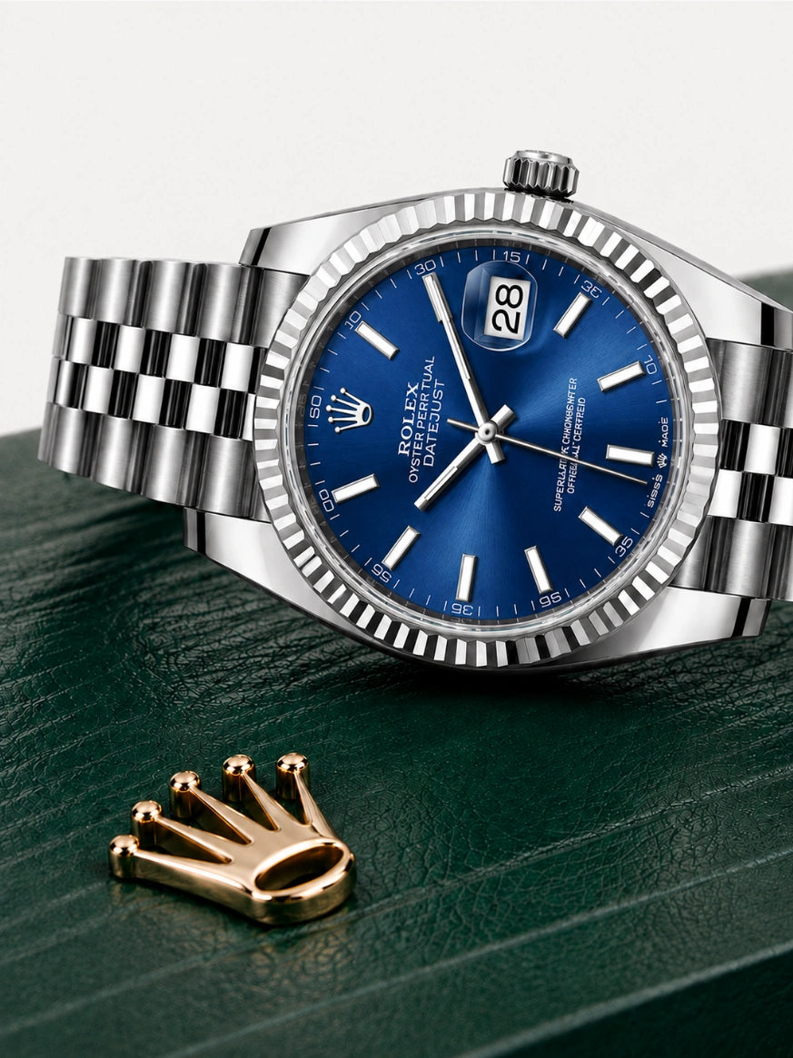 R. Datejust Blau