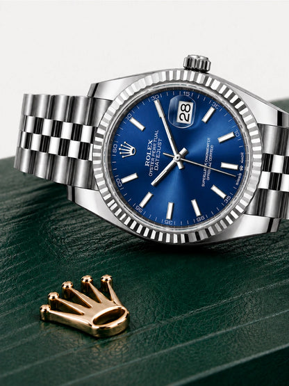 R. Datejust Blau