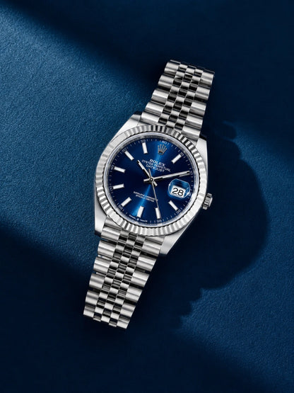 R. Datejust Blau