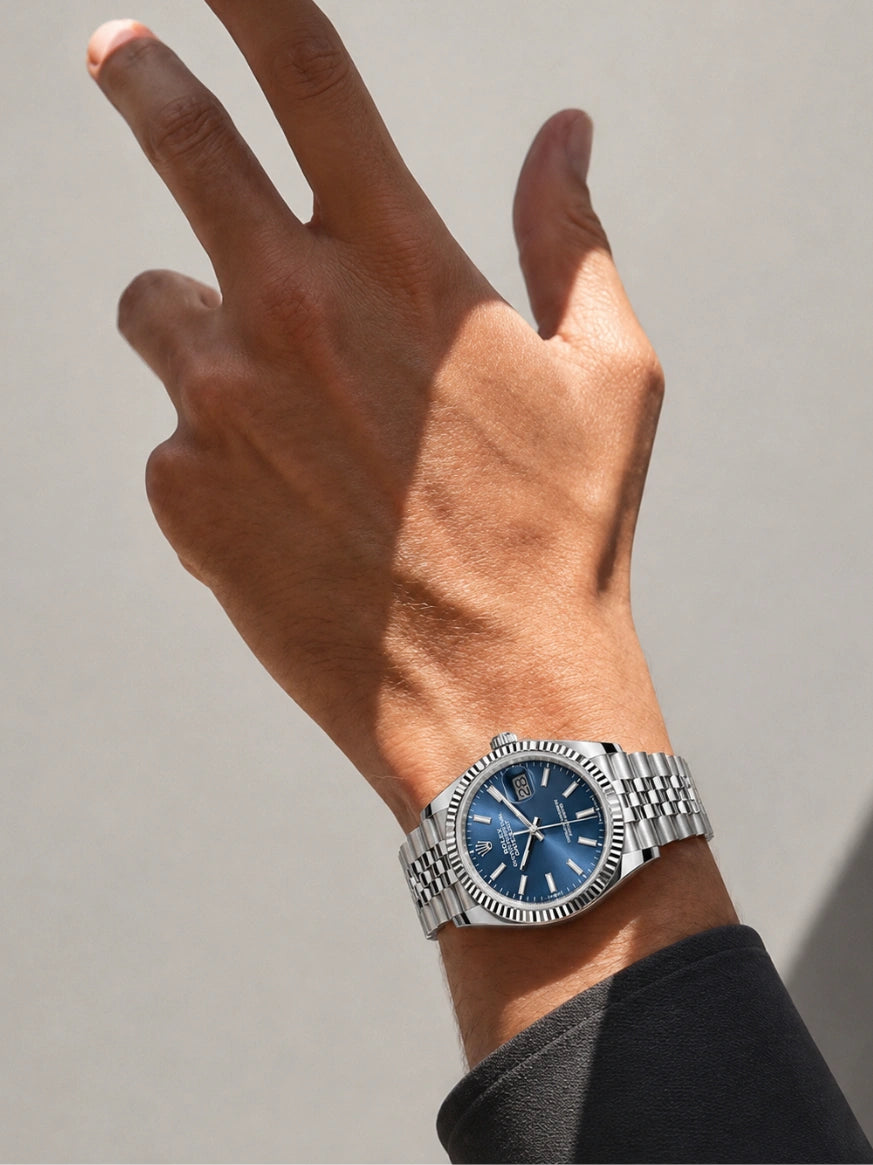 R. Datejust Blau