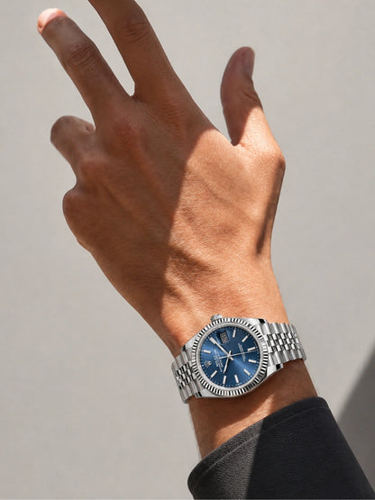 R. Datejust Blau