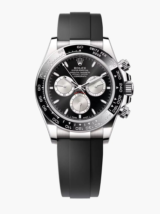 R. Cosmograph Daytona in hellem Schwarz und Stahl